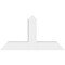 Ekena Millwork Portland Architectural Grade PVC Gable Bracket, 48"W x 26"H x 6"D x 6"F, 13/12 Pitch GBP048X26X0606POR00 - alternate 2